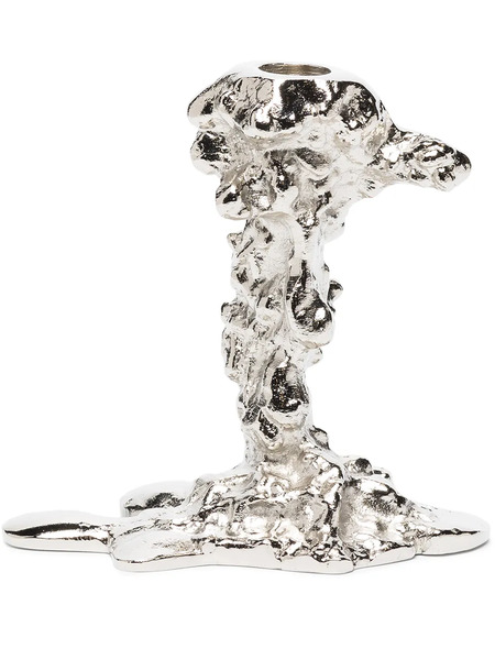  Polspotten Small Drip Candle Holder - Silver 
