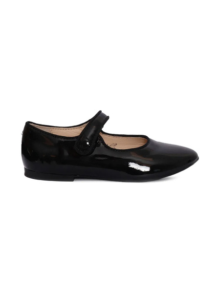  Pom D'api Daisy Strap Ballerinas - Black 