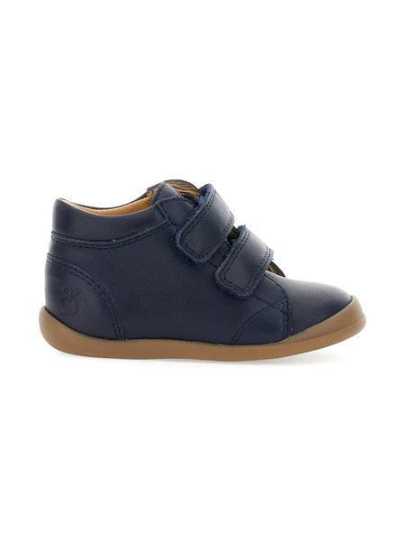  Pom D’api Kids Embossed-logo Sneakers - Blue 