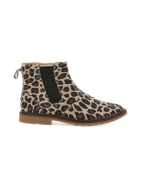  Pom D'api Leopard-print Zip Boots - Brown 