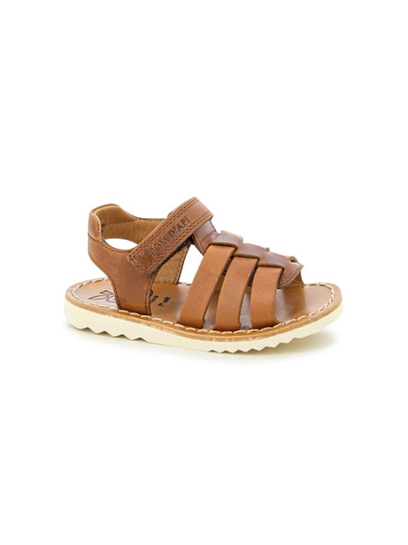  Pom D'api Waff New Boy Leather Sandals - Brown 