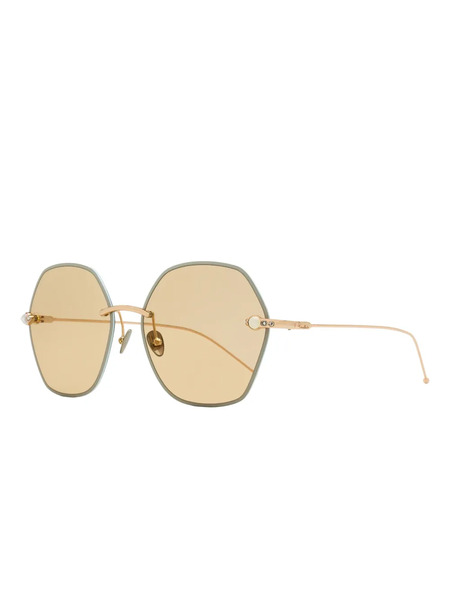  Pomellato Eyewear Hexagonal-shape Sunglasses - Grey 