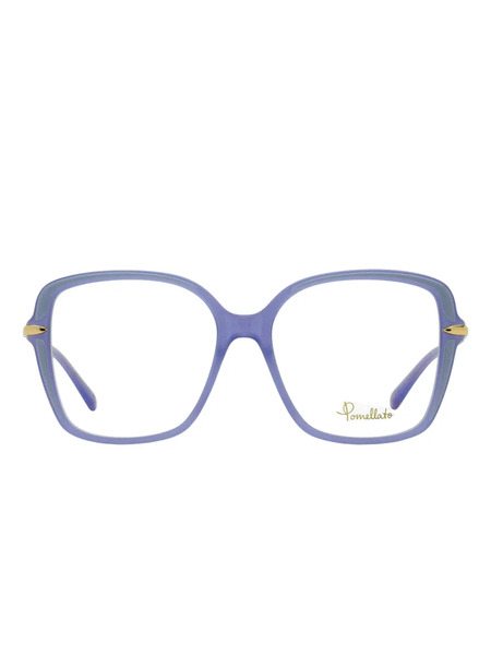  Pomellato Eyewear Square-frame Glasses - Blue 