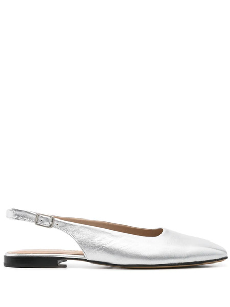  Pomme D´or Leather Ballet Flats - Silver 