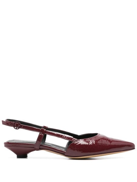  Pomme D´or 30mm Leather Pumps - Red 