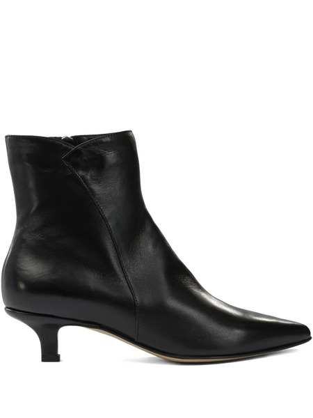  Pomme D´or Pointed Leather Boots - Black 