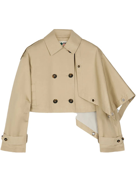  Ports 1961 Asymmetric Trench Jacket - Neutrals 