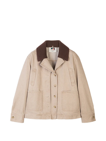  Ports 1961 Contrasting-collar Jacket - Neutrals 