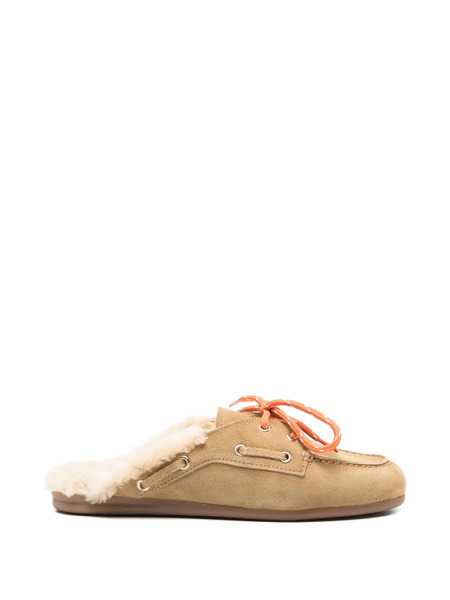  Posa Lace-up Mules - Neutrals 