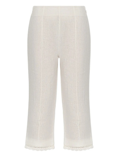  Posse Effi Lace-trim Trousers - Neutrals 