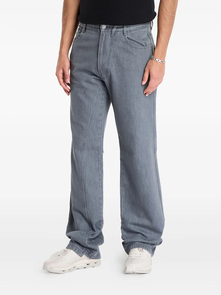  Post Archive Faction Curved Jeans - Grey 