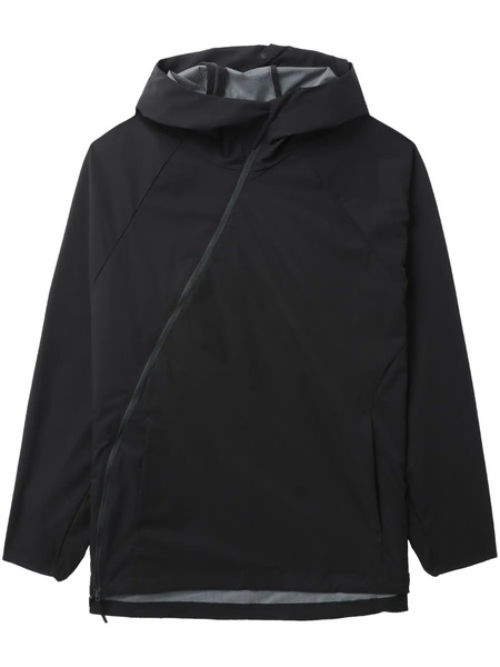  Post Archive Faction Off-centre Hooded Jacket - Black 