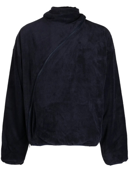  Post Archive Faction Off-centre Hooded Jacket - Blue 