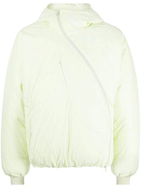 Post Archive Faction Off-centre Padded Jacket - Green 