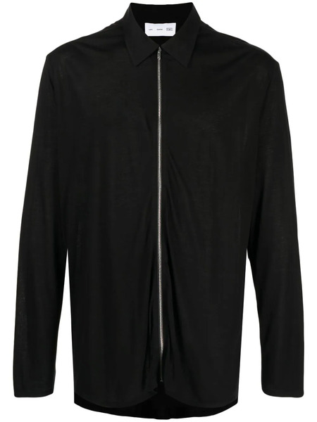  Post Archive Faction Zip-up Lyocell Jacket - Black 