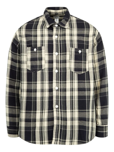  Post O'alls St Louis Checked Shirt - Grey 