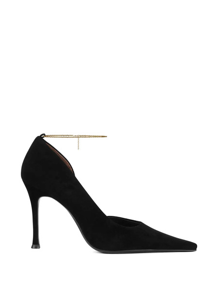  Potamy Chain Suede Pumps - Black 