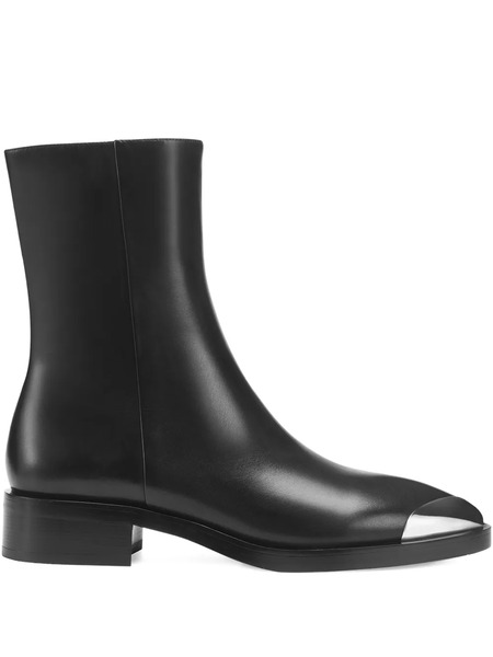  Potamy Leather Ankle Boots - Black 