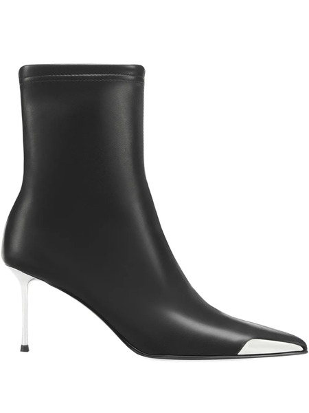  Potamy Leather Ankle Boots - Black 