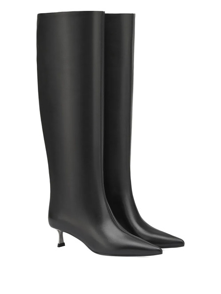  Potamy Leather Knee-high Boots - Black 