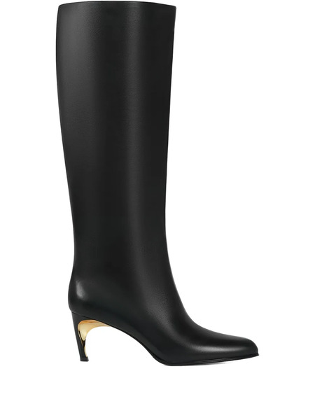  Potamy Leather Knee-high Boots - Black 