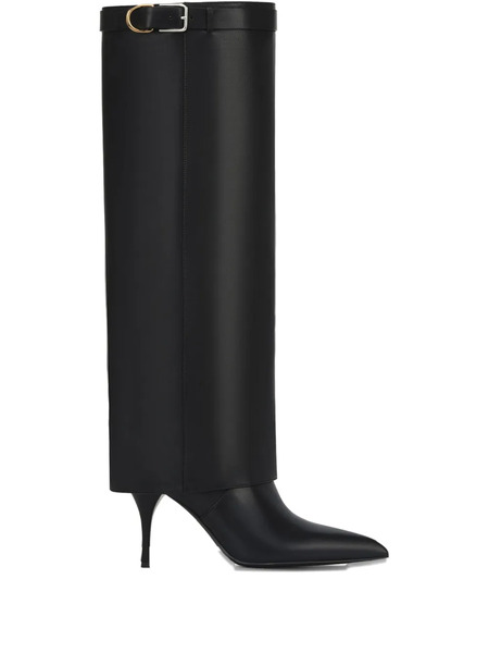  Potamy Leather Knee-high Boots - Black 