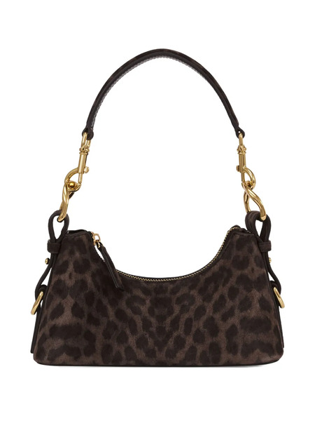 Potamy Leopard Shoulder Bag - Brown 