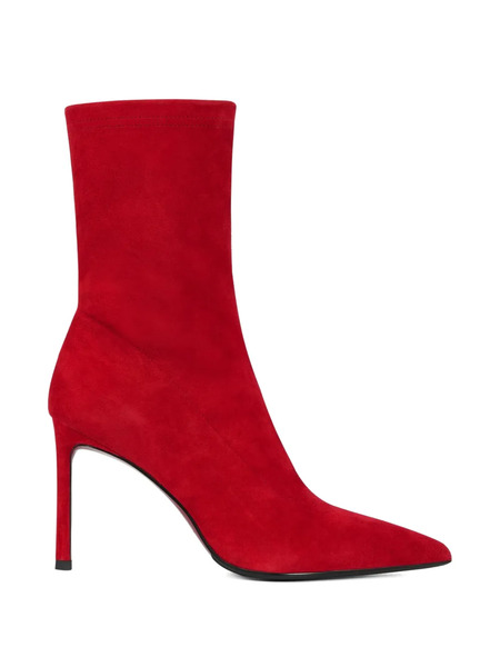  Potamy Pointed Suede Boots - Red 