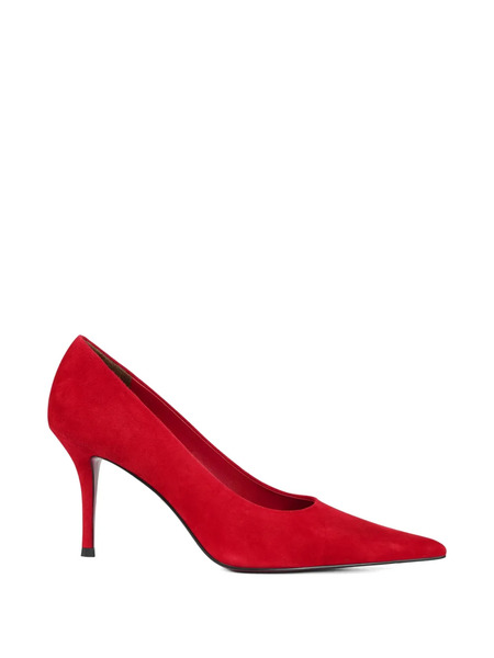  Potamy Pointed Suede Pumps - Red 