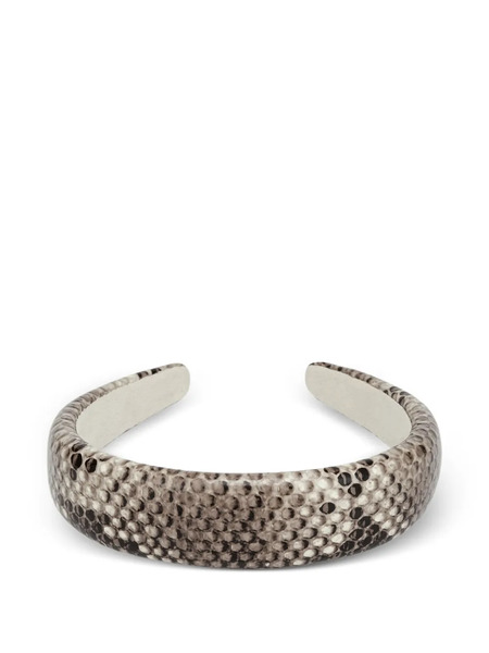  Potamy Snake-print Headband - Neutrals 