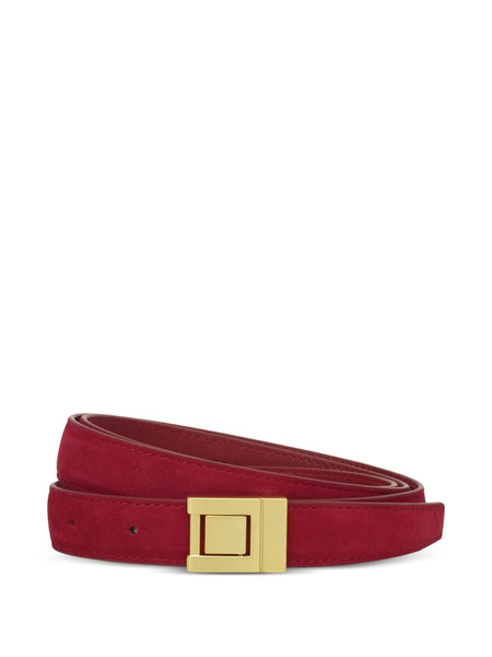  Potamy Suede Buckle Belt - Red 