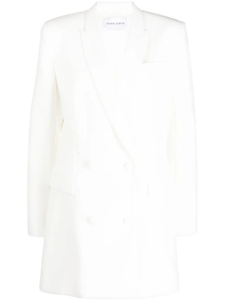  Prabal Gurung Double-breasted Fitted Blazer - White 