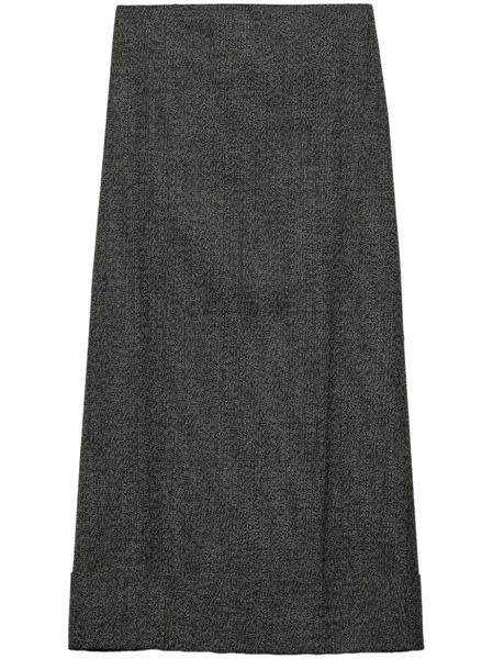  Prada A-line Maxi Skirt - Grey 