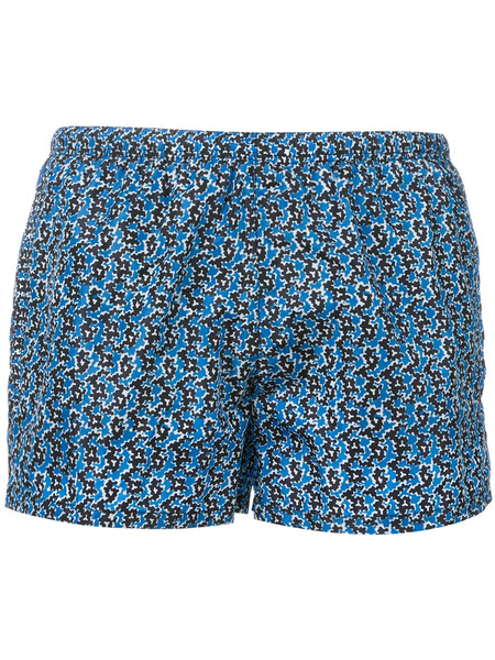  Prada Abstract Print Boxers - Blue 