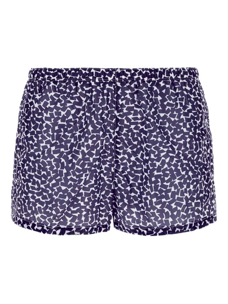  Prada Abstract-print Swimming Shorts - Blue 
