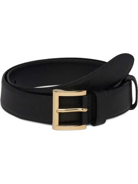  Prada Adjustable Buckled Belt - Black 