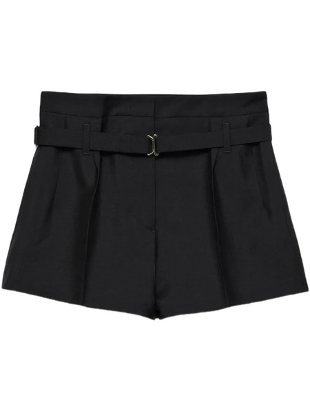  Prada Belted Shorts - Black 