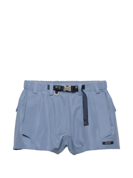  Prada Belted Shorts - Blue 