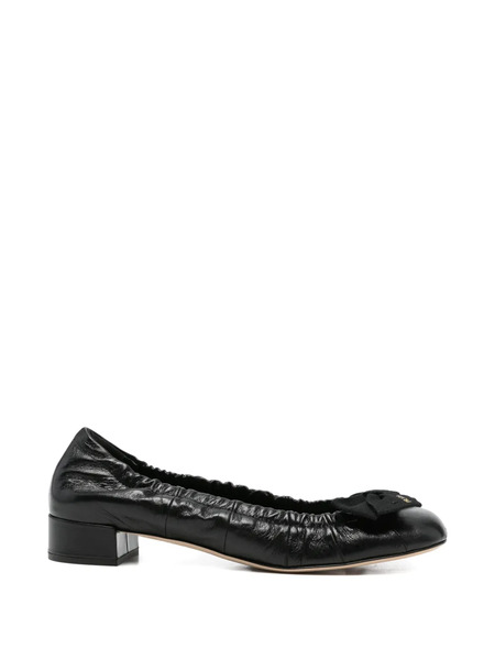  Prada Bow-detail Pumps - Black 