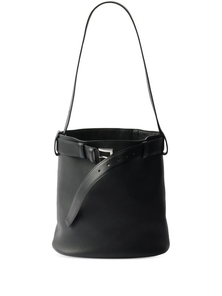 Prada Buckle Bucket Bag - Black 