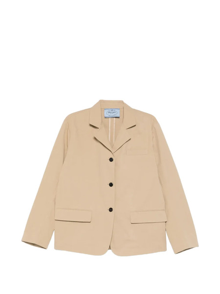  Prada Button-fastening Blazer - Neutrals 