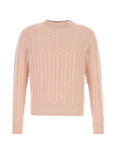  Prada Cable-knit Sweater - Pink 