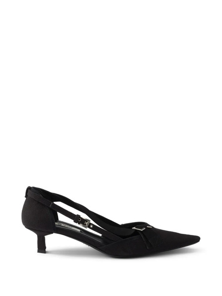  Prada Canvas Pumps - Black 