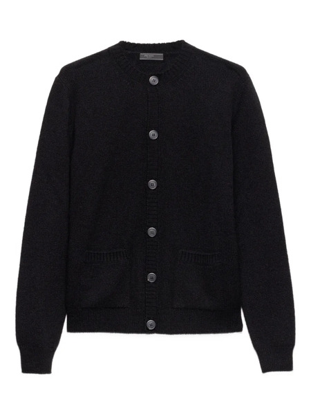  Prada Cashmere Cardigan - Black 