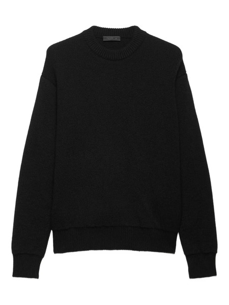 Prada Cashmere Crew-neck Sweater - Black 