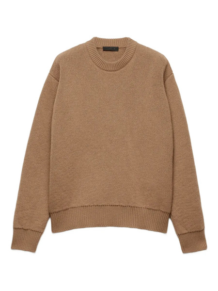  Prada Cashmere Crew-neck Sweater - Brown 