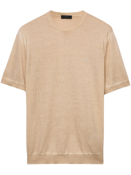  Prada Cashmere T-shirt - Neutrals 