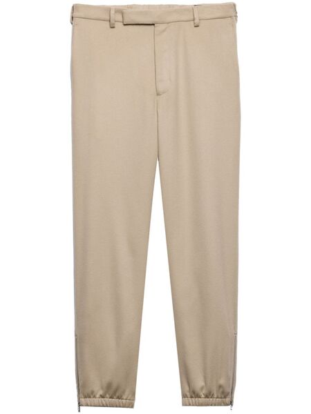  Prada Cashmere Track Pants - Neutrals 