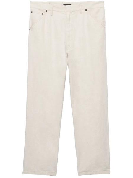  Prada Chambray Pants - White 