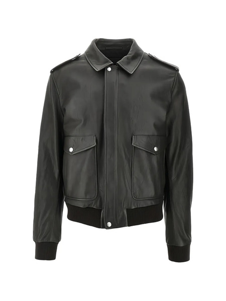  Prada Collared Pocket Jacket - Black 